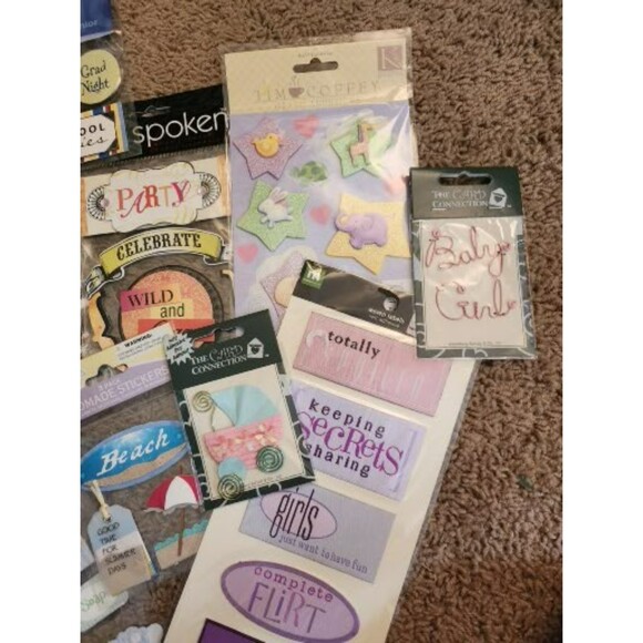 Lot #10 12 Packs of Various Stickers B7 - Picture 4 of 5